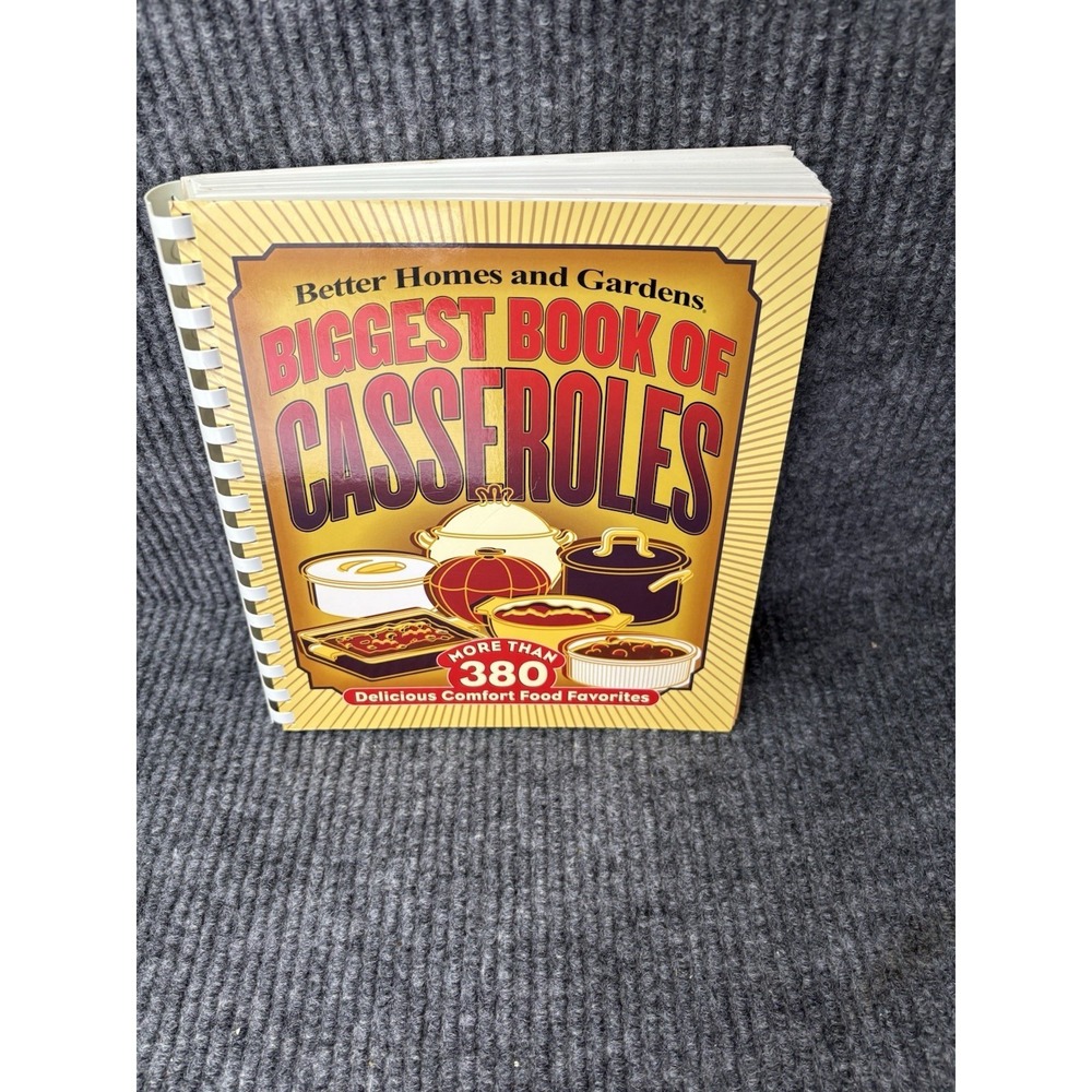 Biggest Book of Casseroles (Better Homes  Gardens) - Plastic Comb - New
